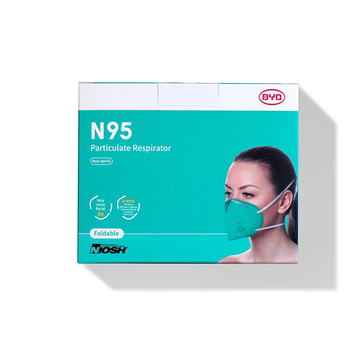 BYD N95 Particulate Respirator (20 Pack)