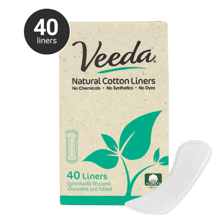 Veeda Ultra Thin Natural Cotton Liners - Veeda Aus